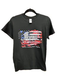 Close-up of screen printing squeegee